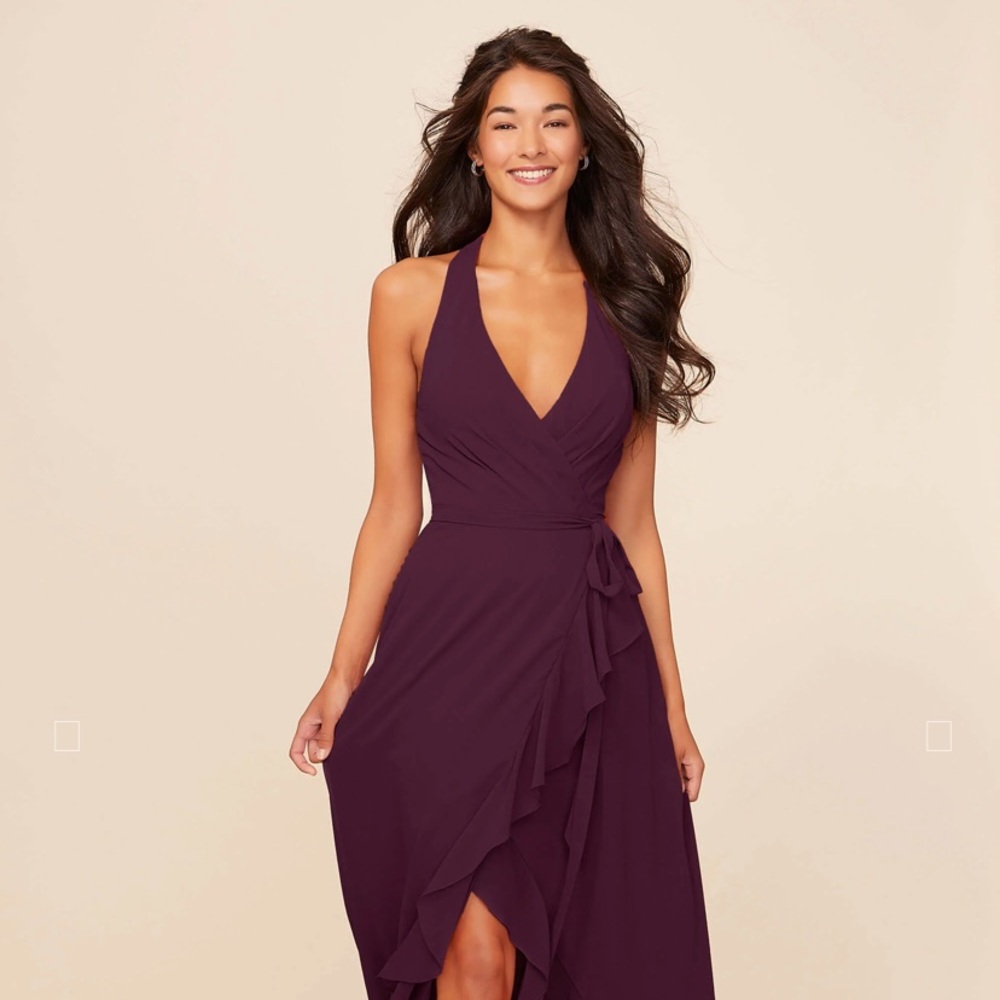 Dear Cleo Halter Wrap Dress - Size 6/10 in Purple